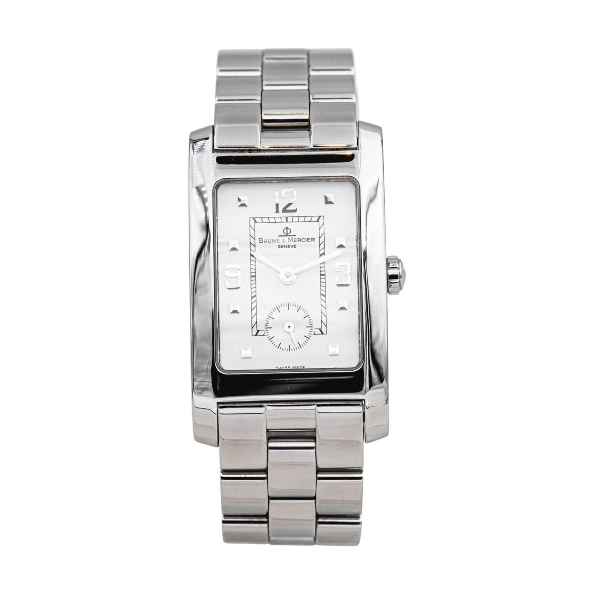Montre BAUME & MERCIER "Hampton" en acier et quartz - Castafiore