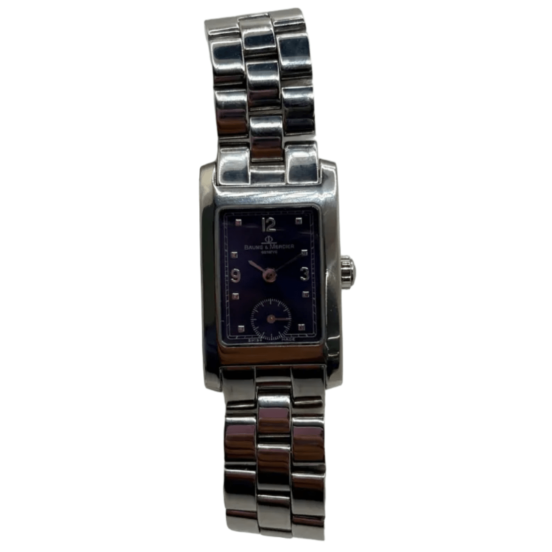 Montre BAUME & MERCIER "Hampton" en acier inoxydable - Castafiore