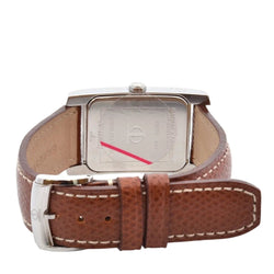 Montre BAUME & MERCIER "Hampton" en cuir et acier - Castafiore