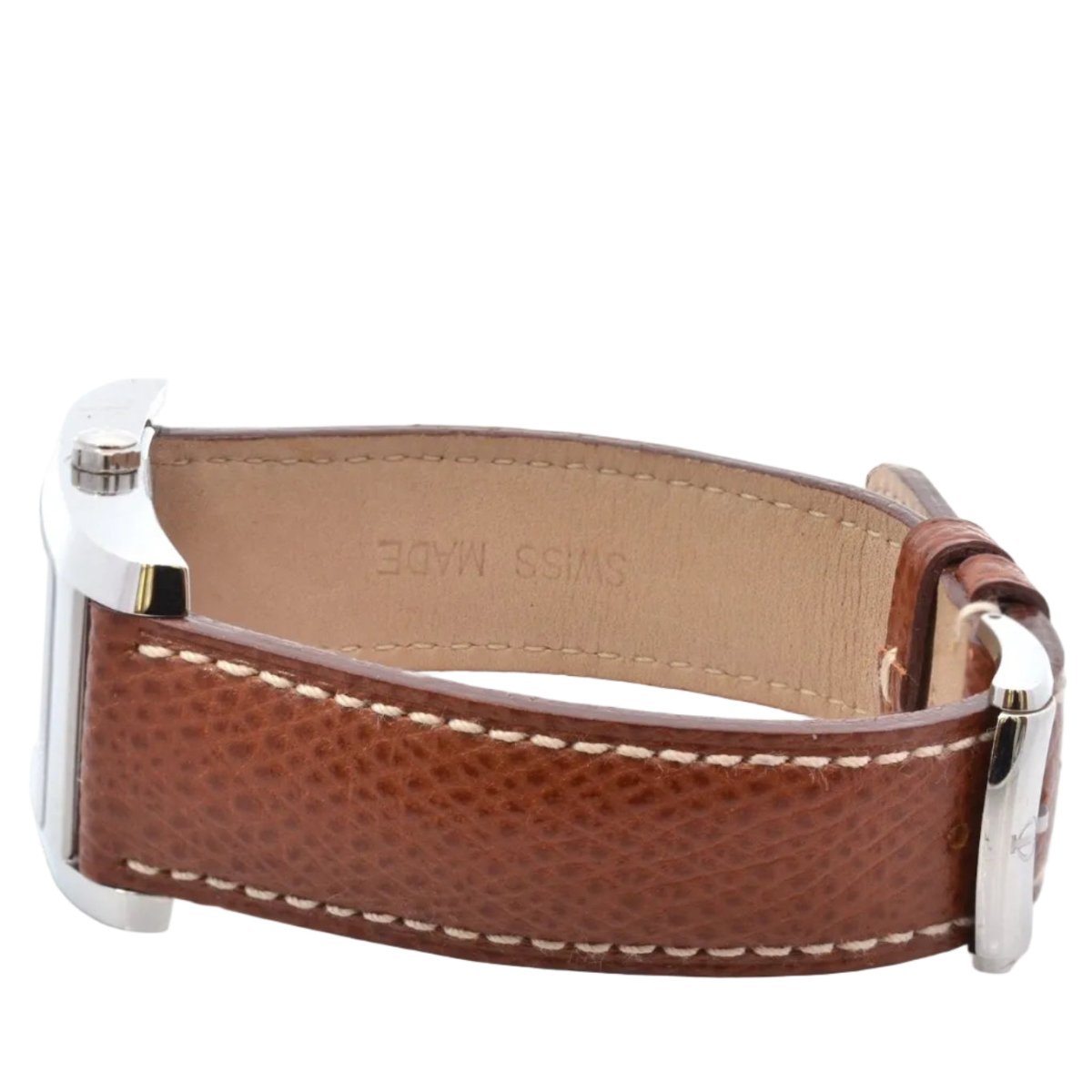 Montre BAUME & MERCIER "Hampton" en cuir et acier - Castafiore