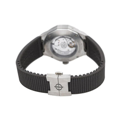 Montre BAUME & MERCIER "Riviera" en acier et caoutchouc - Castafiore