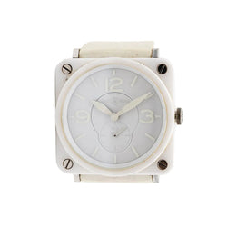 Montre BELL & ROSS "BR - S Phantom Ceramic" en céramique, acier et caoutchouc - Castafiore