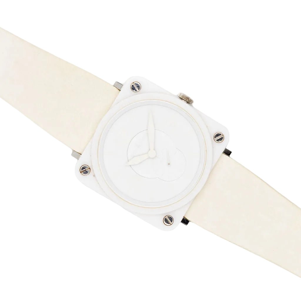 Montre BELL & ROSS "BR - S Phantom Ceramic" en céramique, acier et caoutchouc - Castafiore