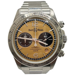 Montre BELL & ROSS "BR V2 Chronograph Heritage" en acier - Castafiore