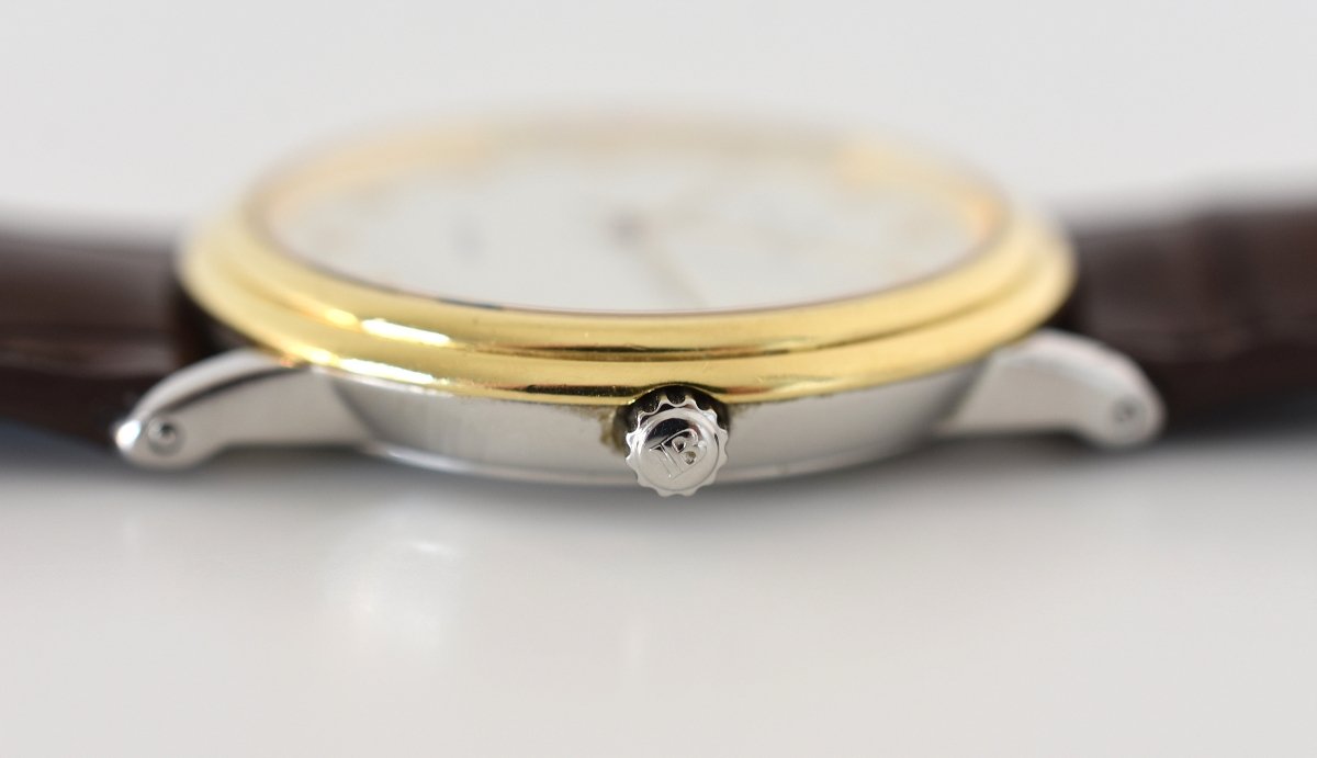 Montre BLANCPAIN Villeret Réf. 0095-1318, en acier et or jaune Cal. 9513 Automatique, vers 1990. - Castafiore