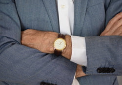 Montre BLANCPAIN Villeret Réf. 0095-1318, en acier et or jaune Cal. 9513 Automatique, vers 1990. - Castafiore