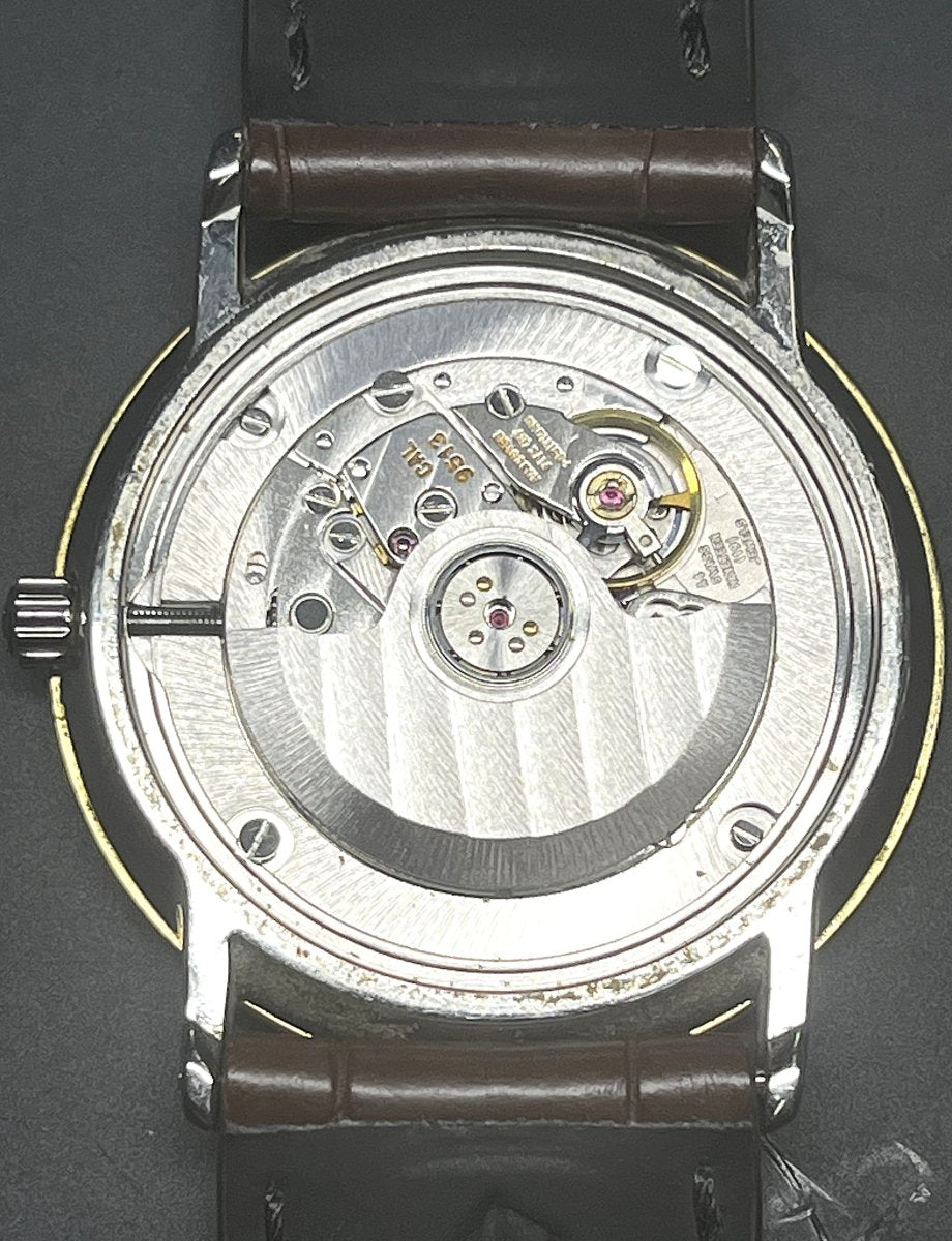 Montre BLANCPAIN Villeret Réf. 0095-1318, en acier et or jaune Cal. 9513 Automatique, vers 1990. - Castafiore