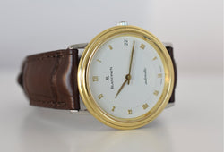 Montre BLANCPAIN Villeret Réf. 0095-1318, en acier et or jaune Cal. 9513 Automatique, vers 1990. - Castafiore