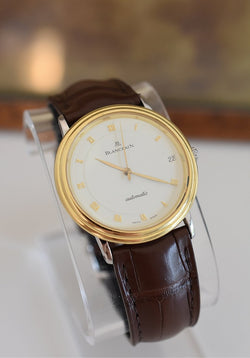 Montre BLANCPAIN Villeret Réf. 0095-1318, en acier et or jaune Cal. 9513 Automatique, vers 1990. - Castafiore