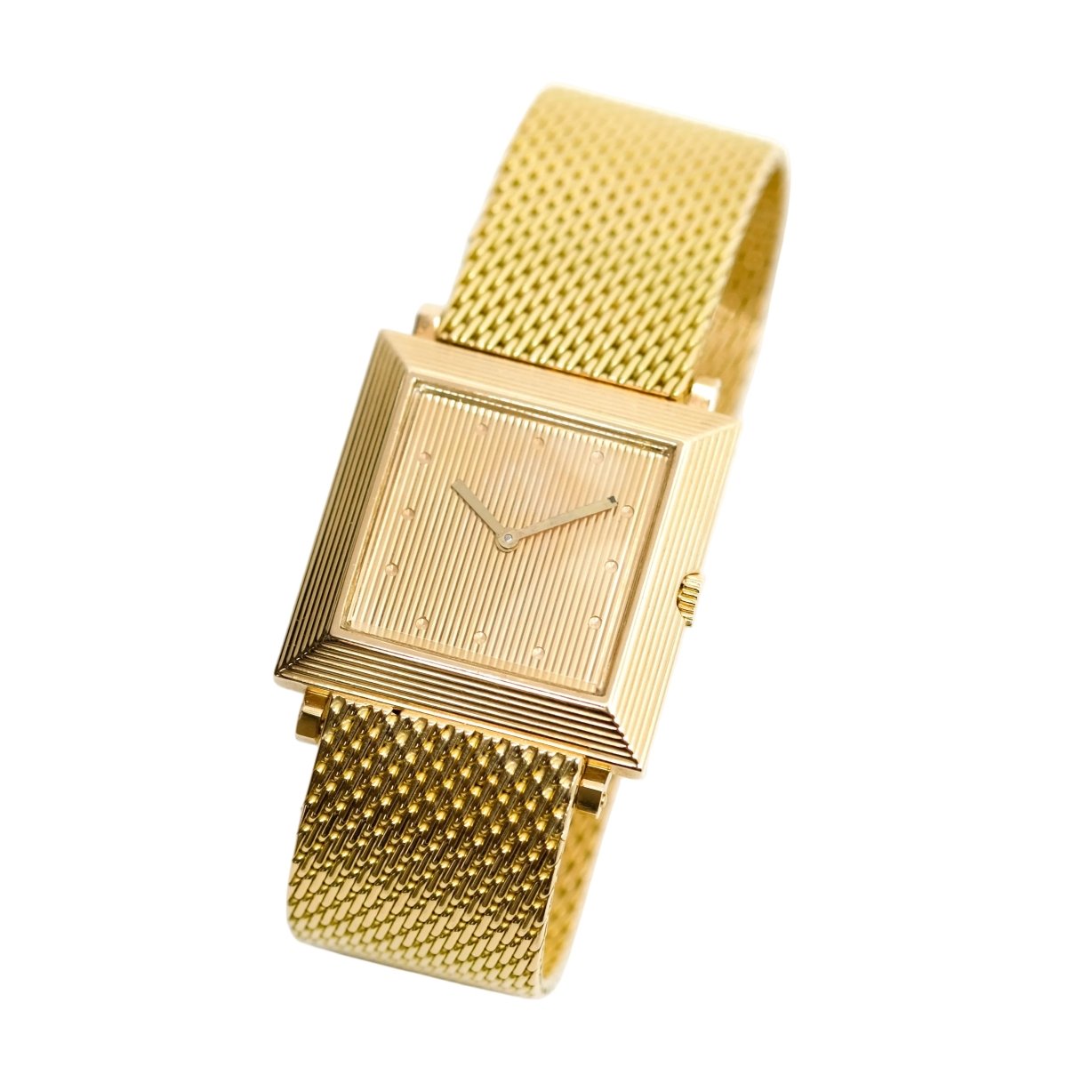 Montre BOUCHERON "La Carrée" en or jaune et or rose - Castafiore