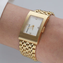 Montre Boucheron Reflet Dame Grand Modèle en or jaune 18K massif – Quartz – Vers 2010 - Castafiore