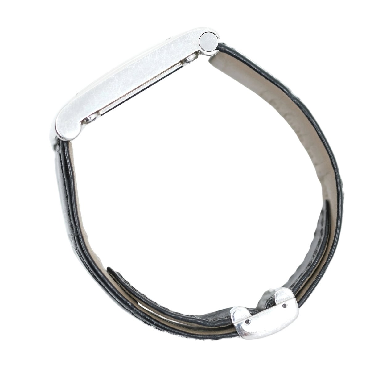 Montre BOUCHERON "Reflet" en acier, cuir et diamants - Castafiore