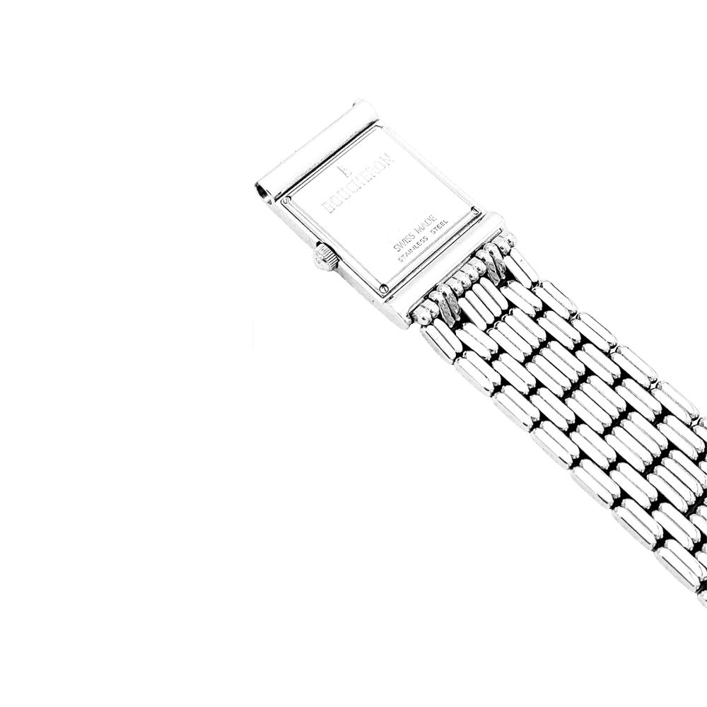 Montre BOUCHERON "Reflet" en acier et argent - Castafiore