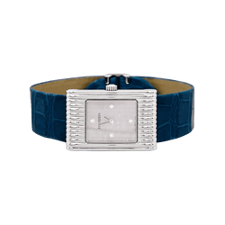 Montre BOUCHERON "Reflet" en acier et cuir - Castafiore