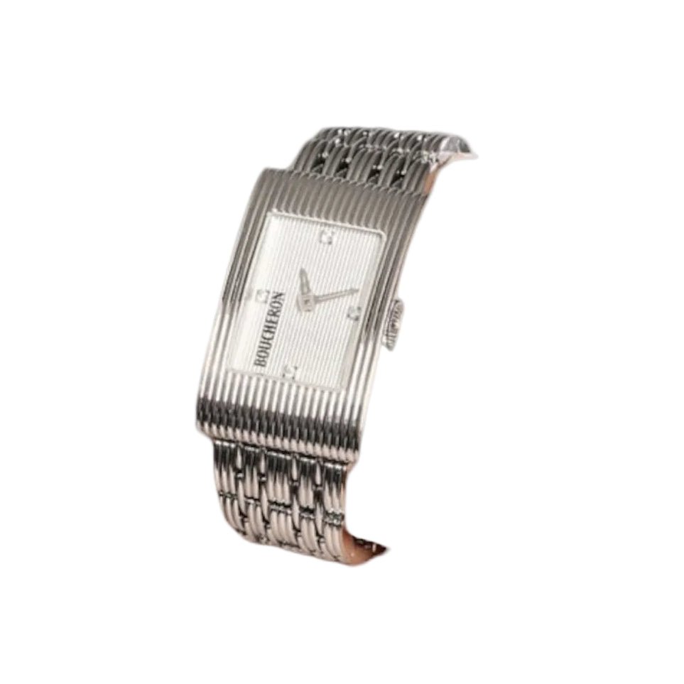 Montre BOUCHERON "Reflet" en acier et diamants - Castafiore