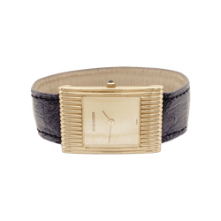 Montre BOUCHERON "Reflet" en or jaune et cuir - Castafiore