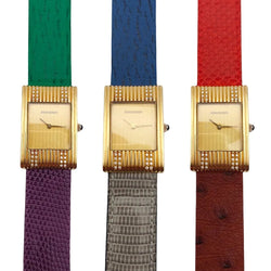 Montre BOUCHERON "Reflet" en or jaune et diamants - Castafiore