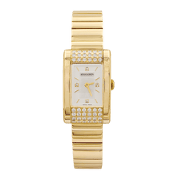 Montre BOUCHERON « Reflet Icare » en or jaune, argent et diamants - Castafiore