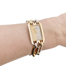 Montre Boucheron vintage, deux ors. - Castafiore