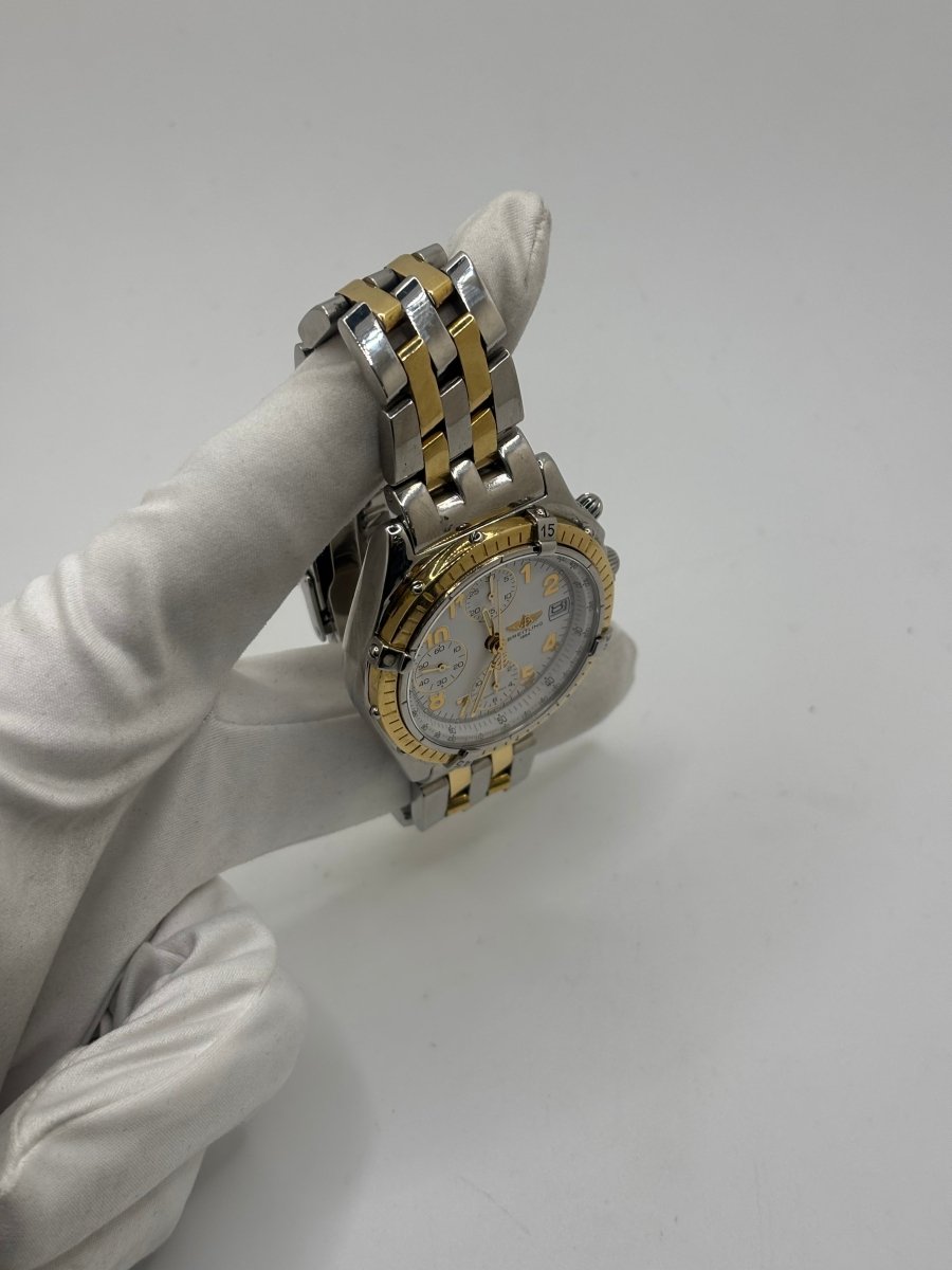 Montre Breitling Chronomat en or et acier - Castafiore
