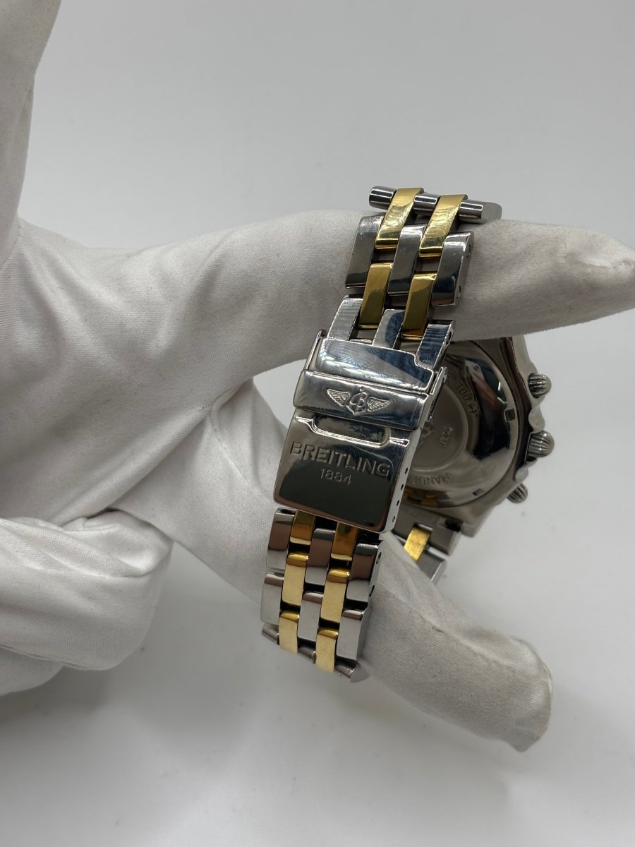 Montre Breitling Chronomat en or et acier - Castafiore