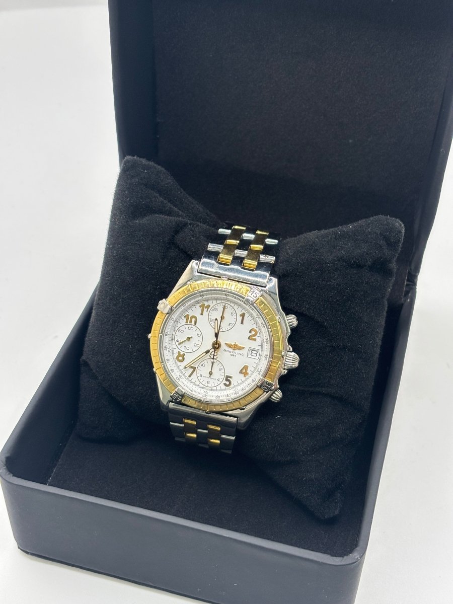 Montre Breitling Chronomat en or et acier - Castafiore