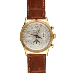 Montre Breitling Datora mécanique de 1958 en laminé. 38 mm. ref : 804. Première main, boite, papiers et facture d'origine. - Castafiore