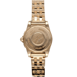 Montre BREITLING "Lady Galactic" en or rose, nacre, quartz et diamant - Castafiore