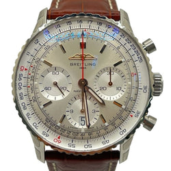 Montre BREITLING Navitimer 1 B01 Chronograph en acier et cuir de crocodile - Castafiore