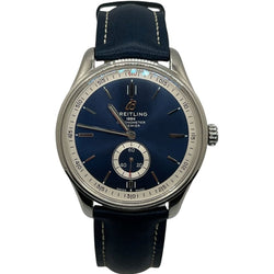 Montre BREITLING "Premier" en acier et cuir - Castafiore