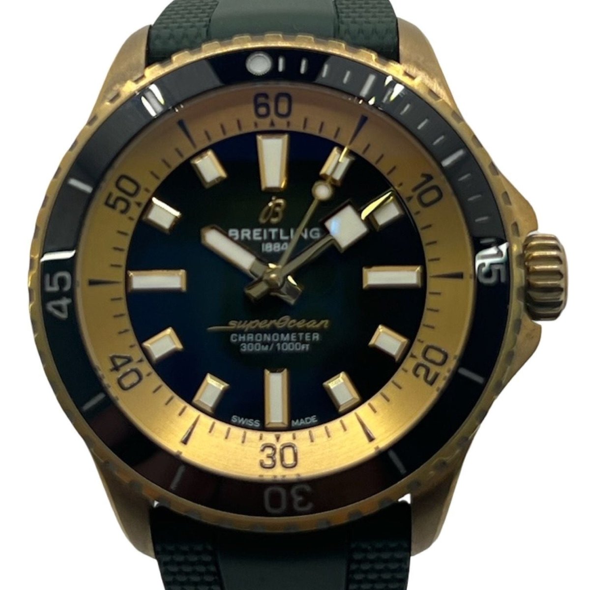 Montre BREITLING "Superocean 42" en bronze et céramique - Castafiore
