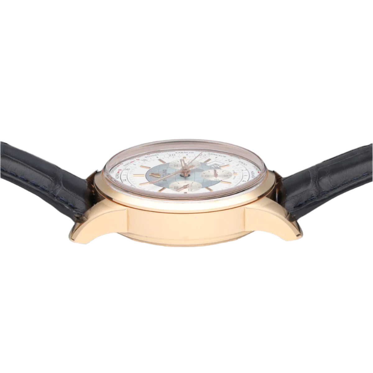 Montre Breitling Transocean Unitime (Ref RB0510) en or rose 18 Cts vers 2013. - Castafiore