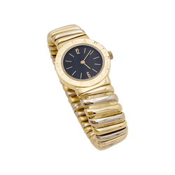 Montre BULGARI "BB 23 2T" en or jaune et or blanc - Castafiore