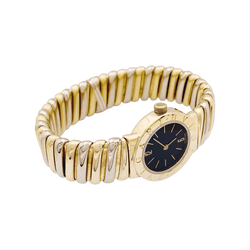 Montre BULGARI "BB 23 2T" en or jaune et or blanc - Castafiore