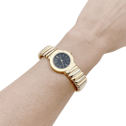 Montre BULGARI "BB 23 2T" en or jaune et or blanc - Castafiore