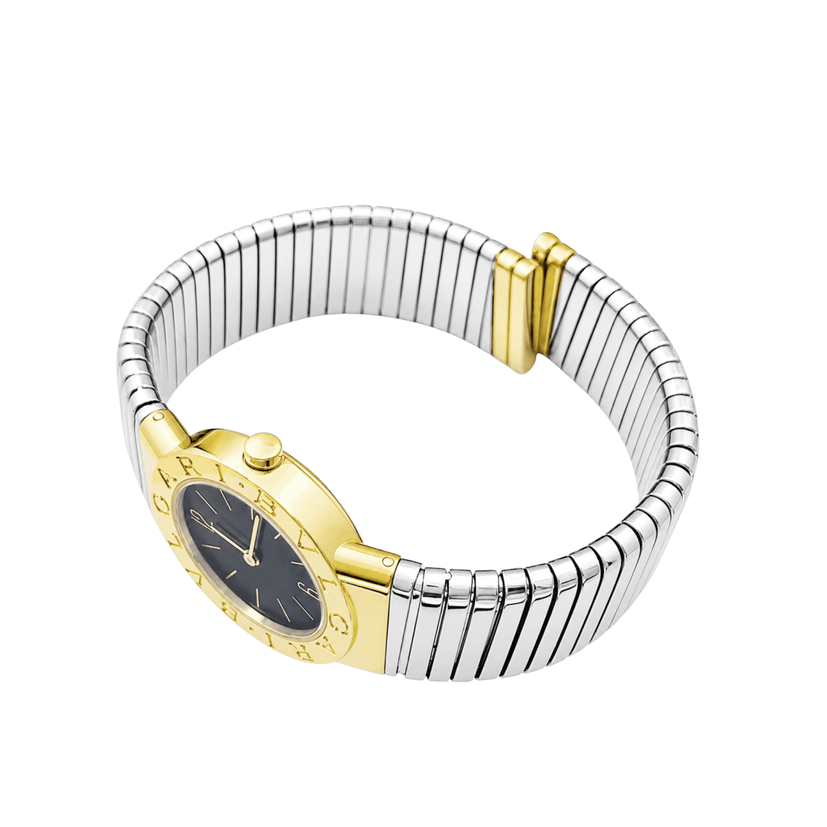 Montre BULGARI "BB 26" en or jaune et acier - Castafiore