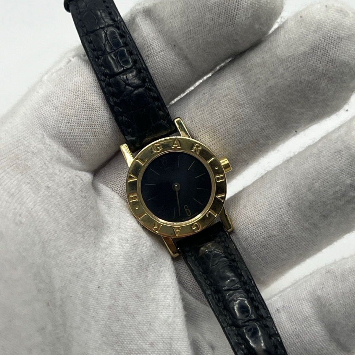 Montre BULGARI "Bulgari Lady" en or jaune et cuir - Castafiore