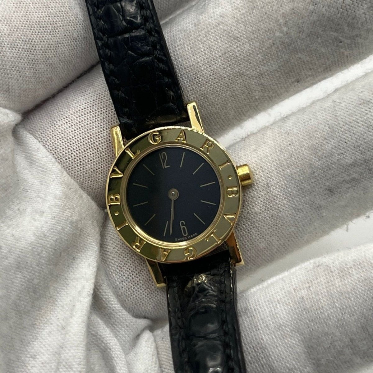 Montre BULGARI "Bulgari Lady" en or jaune et cuir - Castafiore