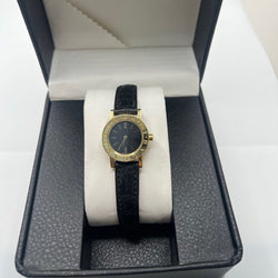 Montre BULGARI "Bulgari Lady" en or jaune et cuir - Castafiore