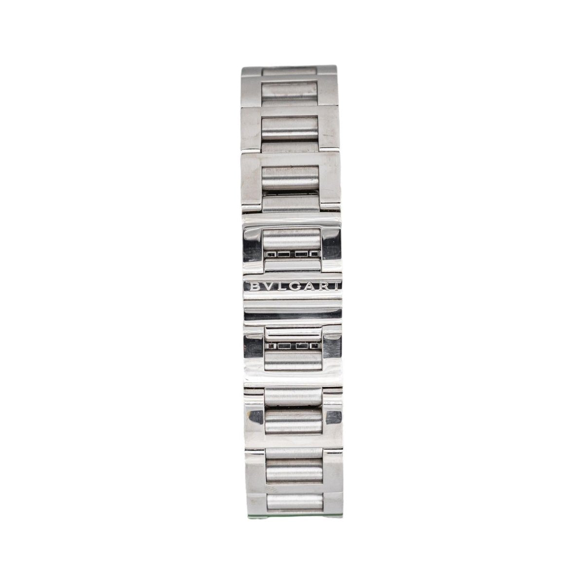 Montre BULGARI "Rettangolo" en acier - Castafiore
