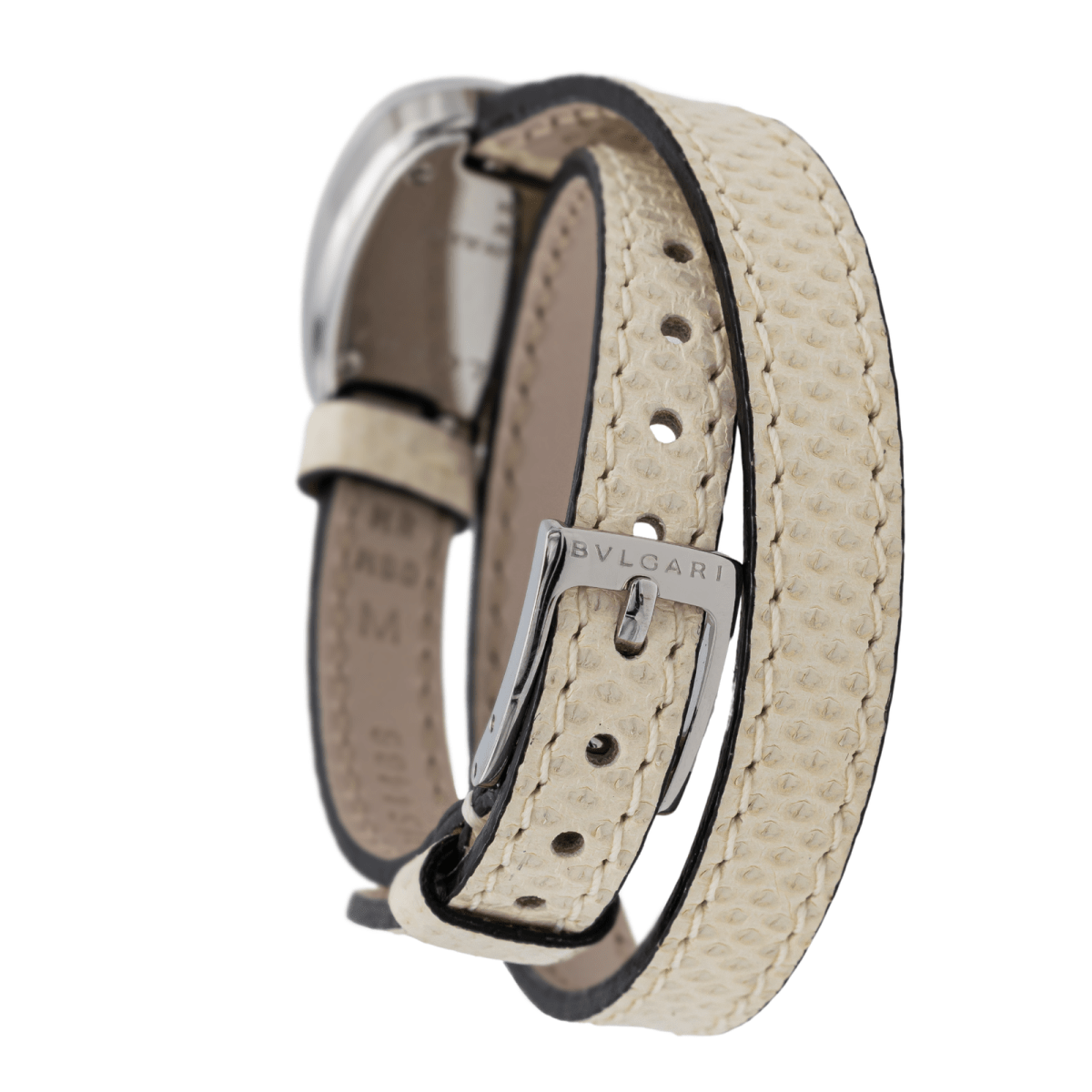 Montre BULGARI "SERPENTI" en acier et diamants - Castafiore