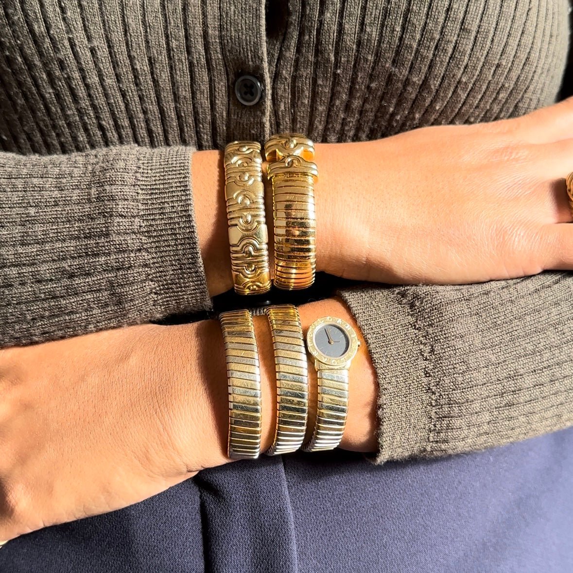 Montre BULGARI "Serpenti" trois ors - Castafiore