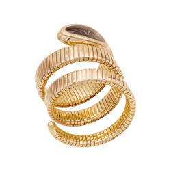 Montre Bulgari, “Serpenti Tubogas”, en or rose et diamants - Castafiore