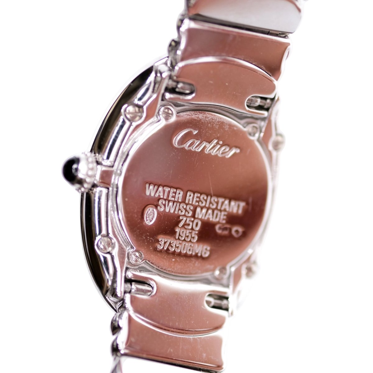Montre CARTIER "Baignoire" en or blanc et quartz - Castafiore