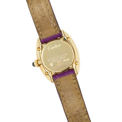 Montre CARTIER "Baignoire" en or jaune et cuir - Castafiore