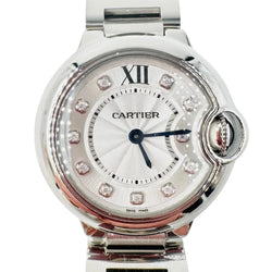 Montre CARTIER "Ballon Bleu de Cartier" en acier et diamants - Castafiore