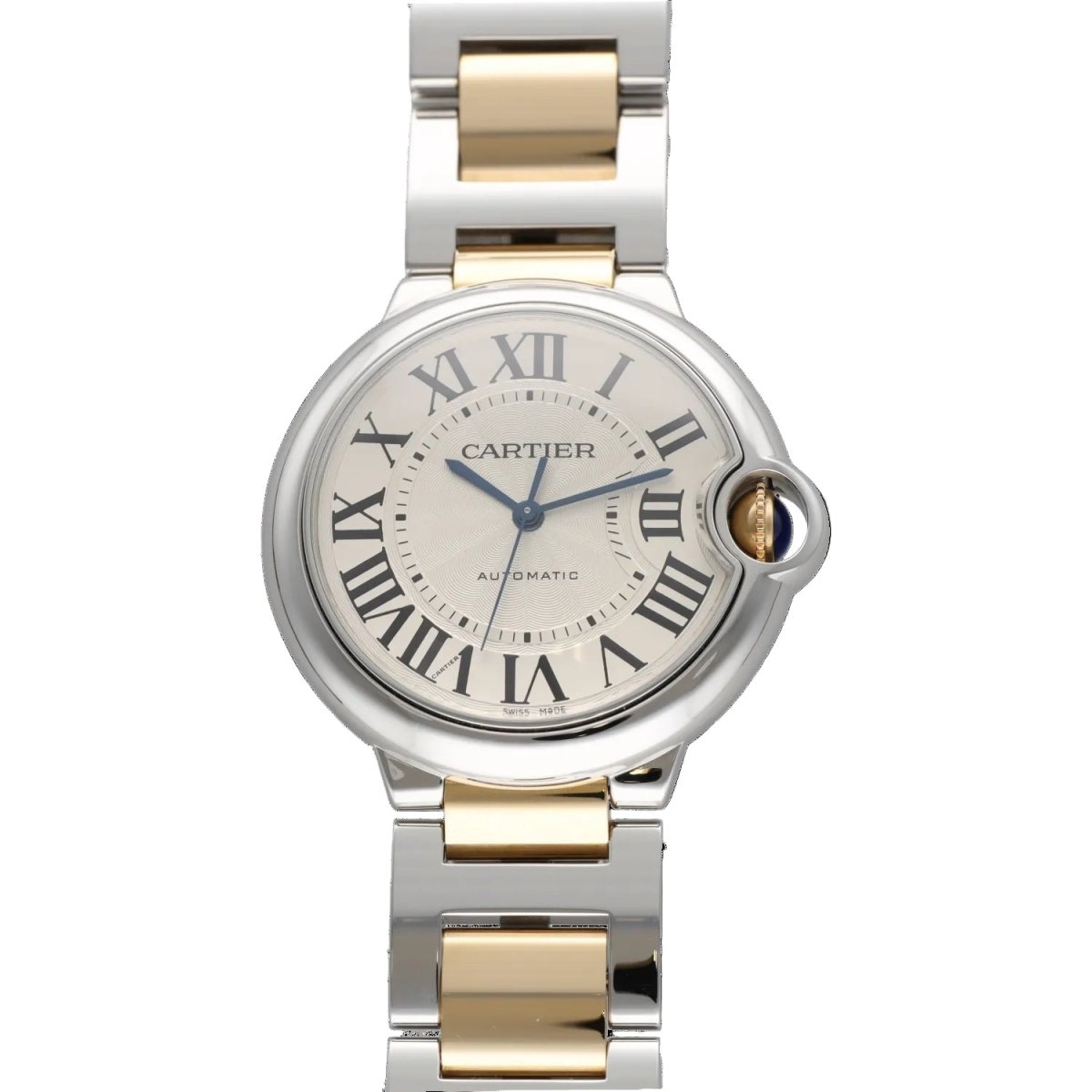 Montre CARTIER Ballon Bleu en or jaune et acier