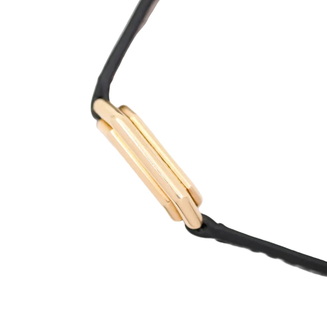 Montre CARTIER "Ceinture" PM en or jaune et cuir - Castafiore