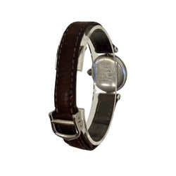 Montre CARTIER "Colisée" en argent et cuir - Castafiore