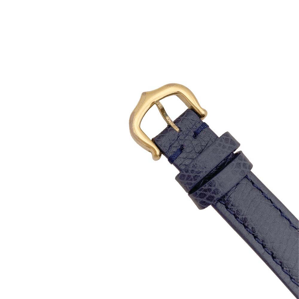 Montre CARTIER "Colisée Must" en argent, cuir et acier - Castafiore